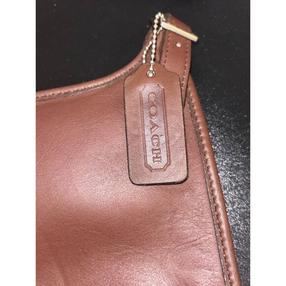 Coach Vintage Brown Leather Crossbody Bag - Picture 10 of 12